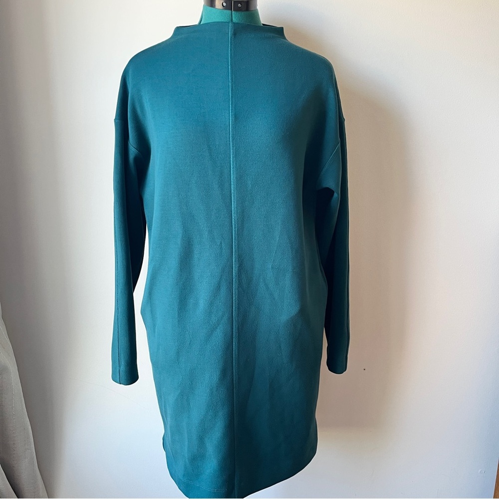 Prologue Teal Long Sleeve Dress